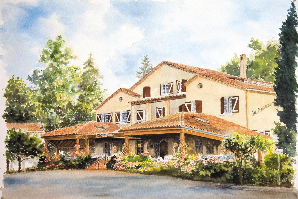 Hostellerie De La Roseraie Барботан-ле-Терм Екстериор снимка